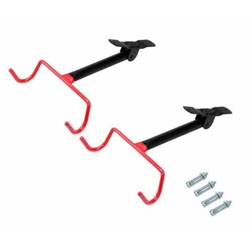 Velobici 2 x Steel Bike Bicycle Holder Rack Stand Storage Wall Mount Garage Hook Hanger