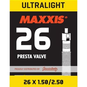 Maxxis Tube Ultralight 26 X 1.50/2.50 Presta Fv Sep 48Mm