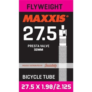 Maxxis Flyweight Tube - 48mm Presta Removable Valve Core - 1.9-2.125 Inch - 27.5 Inch