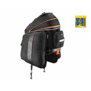 Ibera Pannier Bag - Pak Rak Expandable Clip-On Bag With Fold Down Panniers For Racks Ibra5-Ibra15 size 13-23L