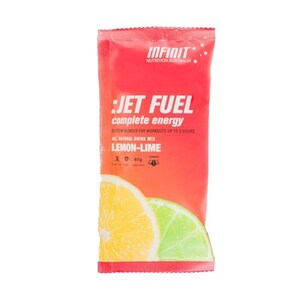 INFINIT JET FUEL - LEMON LIME W/ CAFFEINE - 10 PACKS - SINGLE SERVE 61G