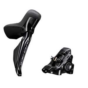 Shimano DURA-ACE R9270 Di2 Left Hydraulic Disc Brake Dual control lever 2x12-speed w/ BR-R9270 Hydraulic Disc Brake Caliper