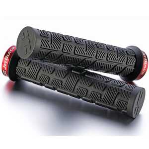 JetBlack Rip LockOn Grips Red/Black