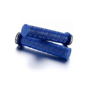 JetBlack RIP Lock On Grips - Blue With Black Clamps