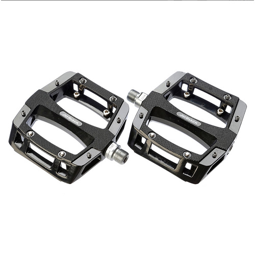 JetBlack Flat Out Pro Alloy MTB Pedals Painted Black Sealed Bearings Cromo Axle