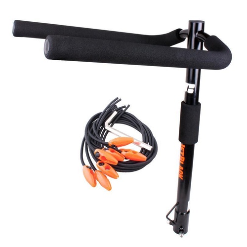 JetBlack 3-Bike Jetrack - Q-Spear Towball Mount Carrier Bike/Bicycle Car Rack