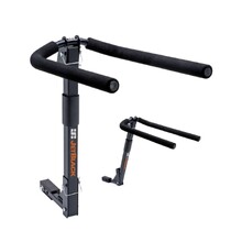 JetBlack 4-Bike Double Folding Hitched JetRack for Car Rack Bike Tow