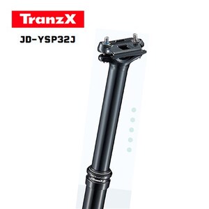 TransX Dropper Seatpost - Internal Routed Cable - Pressure Adjustable - Light Weight 7075 Alloy - 30.9mm - 170mm Travel - 498mm Length