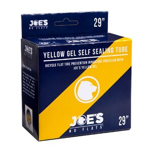 JOES NO-FLATS YELLOW GEL SELF-SEALING TUBE - PV - 29 x 1.9 - 2.35