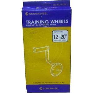 Sunnywheel Kids Training Wheel - Universal 12-20 inch with stabiliser bars