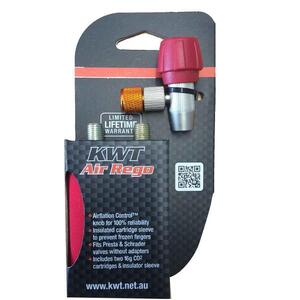 KWT Air Rego C02 Inflator with 2 x 16g CO2 Cartridges
