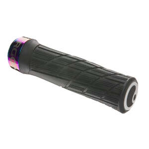 Ergon GE1 EVO Lock On Grips - Factory Frozen Black - Oil Slick - 2020