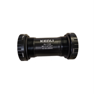 Kenli BSA Threaded External Bottom Bracket - PRAXIS 30/28mm Axle/Spindle - 73mm Shell BC1.37 x 24T - 30x7mm Bearing