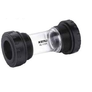 Kenli BSA Threaded External Bottom Bracket - 24mm Axle/Spindle - 73mm Shell BC1.37 x 24T - 37x24x10mm x 2pc Bearings