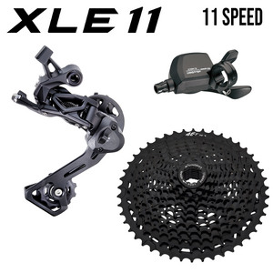 Microshift Groupset MTB - XLE 1x11 Speed - Xpress Trigger Shifter - CS-H113 11-46T Cassette / RD-M665M Rear Derailleur / SL-M851R Shifter
