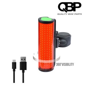 QBP Rear Light - Braviga Rear Stealth 100 Lumens