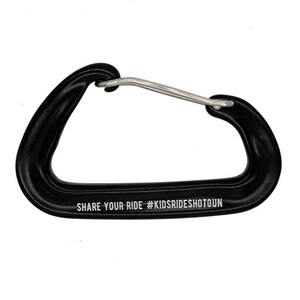 Kids Ride Shotgun Spare Parts Carabiner - Black