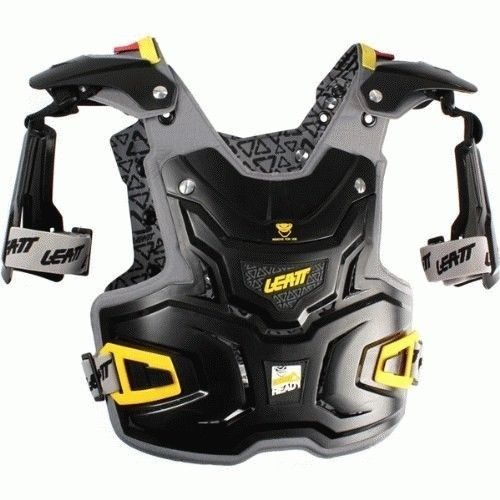Leatt Mx Adventure Black Motocross Body Armour Chest Armor Protector