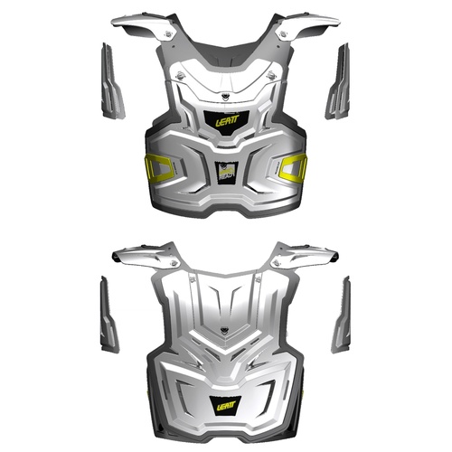 Leatt Mx Adventure White Motocross Body Armour Chest Armor Protector