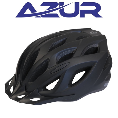 Azur L61 Cycling Helmet Satin Black Bike Helmet