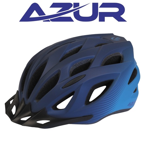 Azur L61 Cycling Helmet Satin Blue/Sky Fade Bike Helmet