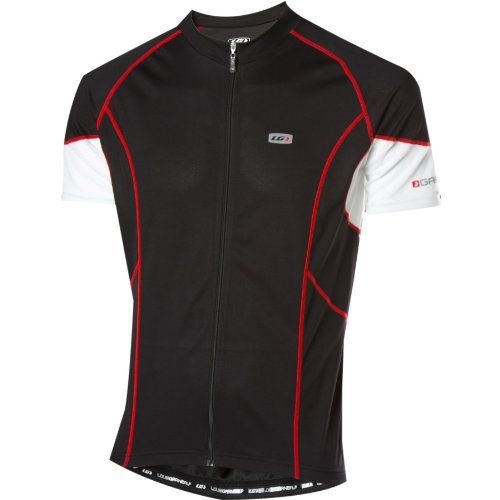 Louis Garneau Lemmon Bike Cycling Jersey Black/White