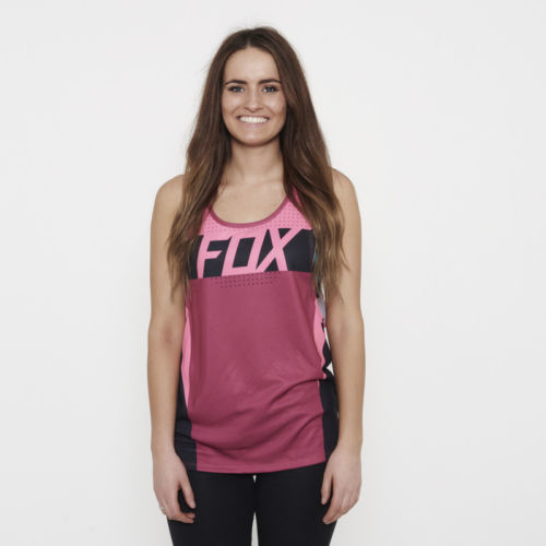 Fox LIBRA MUSCLE TANK BURGUNDY PINK ACTIVE WEAR