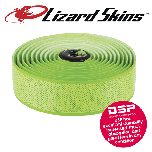 Lizard Skins Dsp Bar Tape 3.2Mm Thick Road Bike Bnib Skins Handlebar Hyper Green
