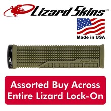 Lizard Skins Machine Lock On Grips - Olive Green