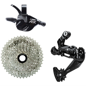 LT Woo MTB AX 11 Groupset - 1x11 Speed - Trigger Shifter - 11-50T - Shadow RD Derailleur