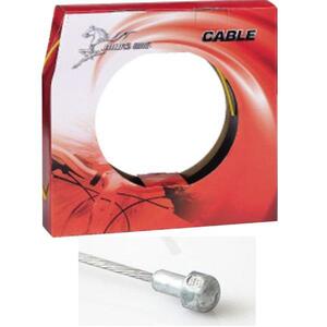 MARS ONE Brake Inner Cable - Road Stainless - 1.5mm X 1.7m - 6mm x 11mm Head - 100 Workshop Box