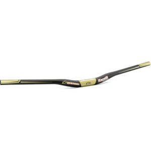 Renthal FatBars DH Carbon Bars - Black - Gold - 31.8mm - 20mm Rise - 800mm