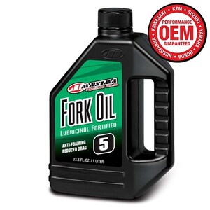 Maxima Fork Oil 5Wt 1L / 34Oz (Box Qty 12)