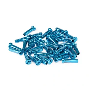 "NEW" - ALUMINUM NIPPLES 14G/16mm - BLUE