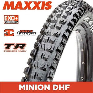 MAXXIS MINION DHF - 29 X 2.60 WT FOLDING 60TPI EXO+ 3C MAXXTERRA TR