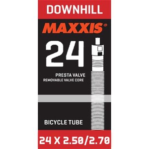 Maxxis DH Downhill Tube - 38mm Presta Removable Valve Core - 2.5-2.7 Inch - 24 Inch