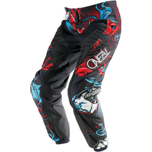 Oneal Mx Element Mutant Red/Blue Motocross Dirt Bike Moto Adult Pants