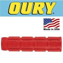 Oury Single Compound Slide On Grips v2 - Red