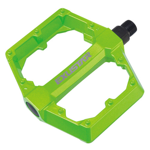 Exustar PB70 Flat BMX Pedal Green