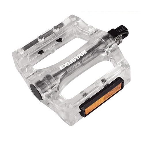 Exustar BMX Bicycle Pedal Plastic White