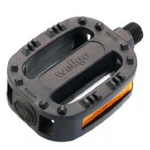 QBP Pedal Plastic Kids 1/2 X 1/8 Black