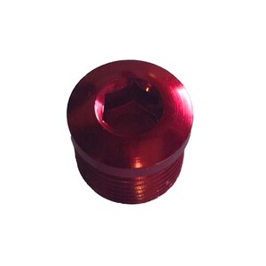 QBP ALLOY PEDAL CAP REDFOR PDM27 AND PDM75