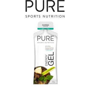 Energy Gel - Kola Nut & Lemon Juice with 30mg Caffiene - 35g - Box of 24