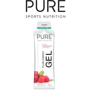 Pure Fluid Energy Gel 50G (18) Raspberry Caffeine