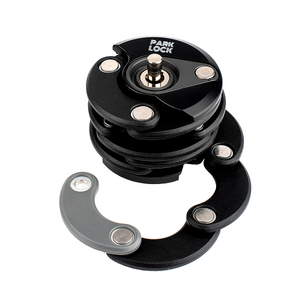 Parklock Brooklyn - Folding Round Lock High Security - 3mm Hardened Steel Zinc Body ABS Housing