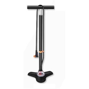 QBP Floor Pump - Air Elite Digital Track Pump - Alloy Barrel - Handle - Shaft & Base - High Pressure Head - Digitial Led Screen & Smart Head