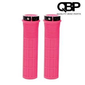 QBP Grip Mtb Lock On Single - 130mm - Pink