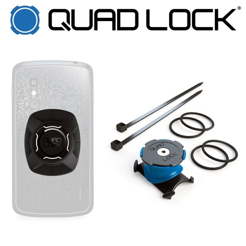 Quad Lock Bike Mount Universal Fit Kit V2 Phone Samsung Bicycle Motorcycle Quadlock