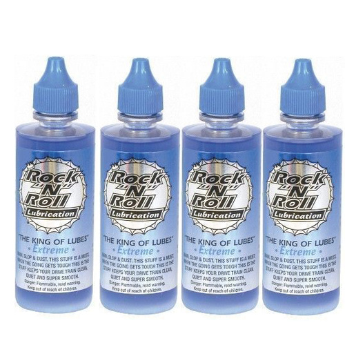 Rock "N" Roll Extreme 4Oz Bike Bicycle Cycling Lube (4 Pack) 