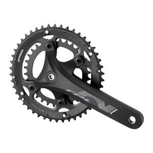 Prowheel JUNIOR Crankset - RPL-521 140mm Length - Non Boost - 2x 48-32T 8/9s - Square Taper 116mm Axle - Black